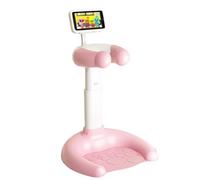 Estación para el baño del bebé con altura ajustable, soporte para que el bebé se mantenga de pie, con base antideslizante, apta para niños de 6 a 36 meses(Rosa,Style 2)