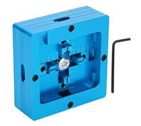 Estacion Reballing Soporte Kit Moldes Plantillas, Plantilla Rework Station HT 74 Stencil Flux Ball Bolas 0.55 - Marco de Aleacion de Aluminio, Doble Marco, Facil Reemplazo para BGA Chips