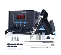 Estacion Soldadura, Estación De Desoldar 948, Pistola De Succión De Estaño De 90W, Pistola Eléctrica Con Sa For Soldar Al Vacío For Reparación De Chips IC De Pines En Línea