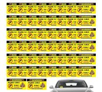 Estacionado Como Un Idiota Tarjetas De Visita,Estacionado Como Un Idiota Tarjetas - Señal de advertencia de tarjetas de estacionamiento, de visita 50X, multas de estacionamiento, malas notas d