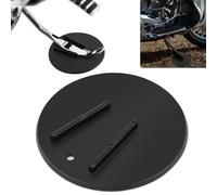 Estacionamiento Almohadilla Pata de Cabra Caballete Moto Trasero para Harley y la Mayoría de las Motocicletas, PSLER Placa de Soporte de Soporte Accesorios para Motos