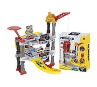 Estacionamiento en Garaje para niño, Juego de estacionamiento en Garaje,Garajes de Juguetes creativos | Catapult Track Cooperativa Juguetes Infantiles para Cumpleaños Navidad Año Nuevo Pascua
