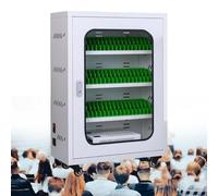 Estaciones de carga para teléfono celular con compartimentos de bloqueo para un almacenamiento seguro en el aula y la oficina