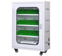 Estaciones de carga para teléfono celular, gabinete de carga recargable por USB con 20 ranuras para uso escolar, iglesia y aeropuerto