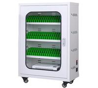 Estaciones de carga para teléfono celular, gabinete de carga recargable por USB con 20 ranuras para uso escolar, iglesia y aeropuerto