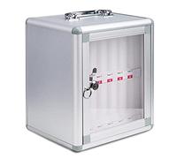 Estaciones de carga para teléfonos móviles, armario de almacenamiento para teléfonos, casillero para teléfonos con cerradura, llaves con asa, caja de seguridad para almacenamiento de teléfonos móviles
