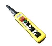 Estaciones de control colgantes de grúa de elevación de doble velocidad con pulsadores de 2/4/6/8 con parada de emergencia for circuitos aislados(Red)