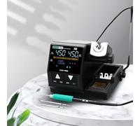 Estaciones de soldadura de calentamiento rápido Sugon T60 120W 2S calentamiento rápido hasta 380°C estaciones digitales de soldadura (T60+210+3 puntas)