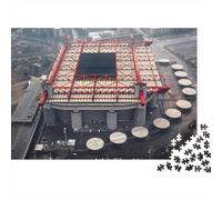 Estadio Giuseppe Meazza Puzzle De 1000, San Siro DIY, Juguete Educativo, Decoración del Hogar, para Niños Mayores De 12 Años 1000pcs (75x50cm)