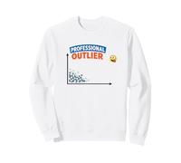 Estadístico de Datos de estadísticas Divertidas atípico Profesional Sudadera