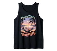 Estado actual Desenrollando Gráfico de vacaciones en la playa Camiseta sin Mangas