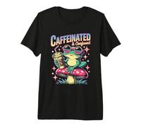 Estado de ánimo de Amante del café con cafeína y Confundido Camiseta Premium