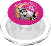 Estado de ánimo de la Madre Embarazada. Embarazada y Salvaje PopSockets PopGrip para MagSafe