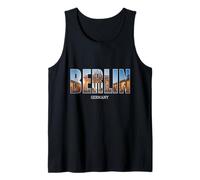 Estado de Berlín Alemania Vacaciones Berlín Ciudad Vintage Efecto Camiseta sin Mangas