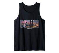 Estado de Berlín Alemania Vacaciones Berlín Ciudad Vintage Efecto Camiseta sin Mangas