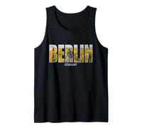 Estado de Berlín Alemania Vacaciones Berlín Ciudad Vintage Efecto Camiseta sin Mangas