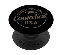 Estado de la Constitución de Connecticut Estados Unidos América PopSockets PopGrip Adhesivo