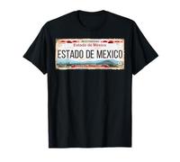 Estado de México License Plate Mexican Travel Vacation Beach Camiseta