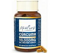 Cúrcuma Estado Puro 10000mg | 40 Cápsulas | Cúrcuma con Pimienta Negra de Máxima Concentración y Absorción | Antinflamatorio Natural | Tongil