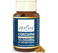 Tongil Suplemento de Cúrcuma Estado Puro 80 cápsulas – Pimienta negra – 10.000 mg – Formato ahorro