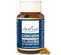 Estado Puro Cúrcuma 80 Cápsulas | Con Pimienta Negra | Alta Potencia 10.000 mg | Turmeric Complex con 3 Tipos de Curcumina | Tongil (1)