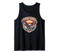 Estados Unidos 1776 a 2026 América Retro Eagle Patriotic 250 años Camiseta sin Mangas