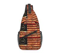 Estados Unidos 1776 Bandera Estadounidense Nosotros El Pueblo Mochila Pecho Portátil Bolsos Cruzados Comodidad Bolsa De Pecho Para Viajes Uso Diario Casual
