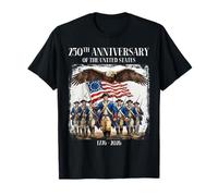 Estados Unidos 250 Aniversario Guerra Revolucionaria 1776 2026 Camiseta