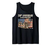 Estados Unidos 250 Aniversario Guerra Revolucionaria 1776 2026 Camiseta sin Mangas