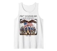 Estados Unidos 250 Aniversario Guerra Revolucionaria 1776 2026 Camiseta sin Mangas