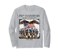 Estados Unidos 250 Aniversario Guerra Revolucionaria 1776 2026 Manga Larga