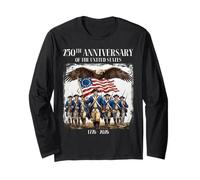 Estados Unidos 250 Aniversario Guerra Revolucionaria 1776 2026 Manga Larga