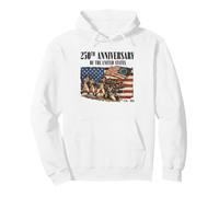 Estados Unidos 250 Aniversario Guerra Revolucionaria 1776 2026 Sudadera con Capucha
