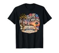 Estados Unidos 250 Aniversario Orgullo de Carolina del Sur Camiseta
