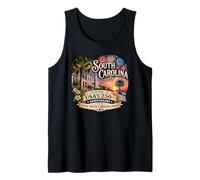 Estados Unidos 250 Aniversario Orgullo de Carolina del Sur Camiseta sin Mangas