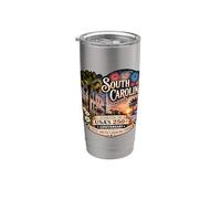 Estados Unidos 250 aniversario orgullo de Carolina del Sur Vaso térmico de acero inoxidable de doble pared