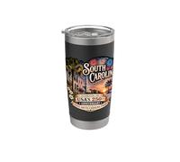 Estados Unidos 250 aniversario orgullo de Carolina del Sur Vaso térmico de acero inoxidable de doble pared