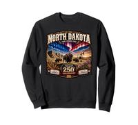 Estados Unidos 250 Aniversario Orgullo de Dakota del Norte Sudadera