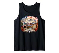 Estados Unidos 250 Aniversario Orgullo de New Hampshire Camiseta sin Mangas