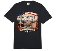 Estados Unidos 250 Aniversario Orgullo de New Hampshire Comfort Colors Adult Heavyweight T-Shirt