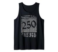 Estados Unidos 250 años Declaración de Independencia Día 1776 Vintage Camiseta sin Mangas