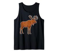 Estados Unidos América - Animales - Alce Camiseta sin Mangas