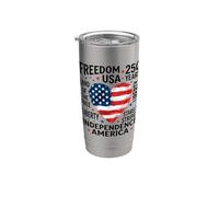 Estados Unidos de América - 250 años - Liberty - Free USA Vaso térmico de acero inoxidable de doble pared