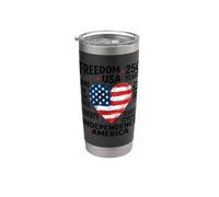Estados Unidos de América - 250 años - Liberty - Free USA Vaso térmico de acero inoxidable de doble pared