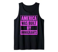 Estados Unidos fue Construido por inmigrantes protestan contra una niña activista migra Camiseta sin Mangas