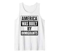 Estados Unidos fue construido por inmigrantes protestan Migra Pride Chicano Camiseta sin Mangas