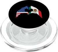 Estados Unidos México Corazón Manos Mexicano Americano México City Pride PopSockets PopGrip para MagSafe