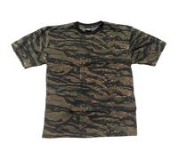 Estados Unidos Militares Hombres T-Shirt Ejército Combate Algodón Superior Tigre