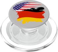 Estados Unidos Patriótico Alemania Bandera Alemana Estadounidense PopSockets PopGrip para MagSafe