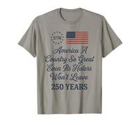 Estados Unidos, un país Tan Grande Que Incluso los Que odian no dejarán Funny 250 Camiseta
